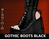 Gothic Boots Black