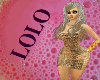 lolo) Gold Sequin