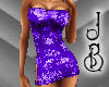 JB Purple Flowered Dress
