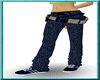 (DS)dark belt jeans
