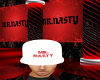 MR NASTY HAT RED AND WHI