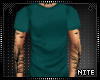 xNx:Teal Solid Tee