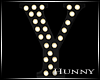 H. Marquee Letter Y