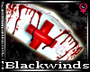 BW| Bloody Nurse Hat