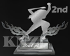 K. 2nd silver trophy