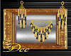 Onyx Gold Jewelry Set