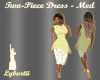 2-Pc Dress in Maize Med