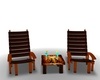 Brown Chat Chairs