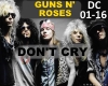 GUNS N' ROSES- DON'T CRY