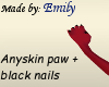 Anyskin paws + black