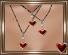 Ⓑ Red Heart Necklace