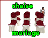 chaise mariage