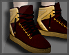 Gold Shoes Red $ V1