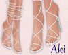 Aki Strap Heels .White