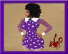 Polka Dot Prpl/Wht BMXXL