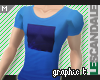 [Blue]Graphic Tee
