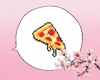 Cute Pizza Headsign