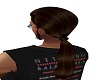 male brown ponytail