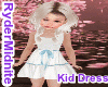 White Ruffle Dress - KID