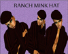 (MB) RANCH MINK HAT