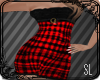 !SL l Red Plaid Dress