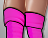 Thigh high socks Pink