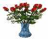 Crystal Vase of Roses