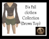 [xTx]B Fall Brown Top