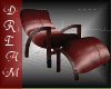 Burgundy Leather Lounger
