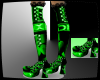 rave toxic neon shoes