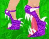 Purple Monster Heels