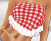 Red Gingham Cute Top