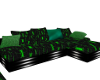 Relax Green/Blk Sofa