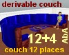 !@ big couch 12 places