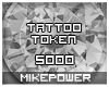 -M- Diamond Tattoo Token