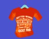 BETTER WORRY TEE- ORANGE