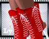 *LY* Sporty Red Boots