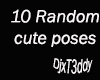 POSES - 10 random cute