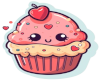 cute Cupcake sticker