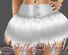 Fur Skirt Silver