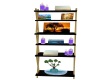 Bookcase with pics
