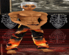Fire pants with belt
