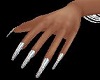 Silver Nail Dainty Hands