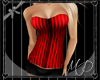 Red Striped Corset