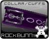 [rb] Collar + Cuffs Purp