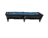 Gray Leather Pool Table