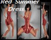 Red  Summer Dress