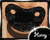 Kids Black Sequin Paci