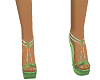 70's green heels