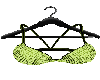 GREEN BLING BRA